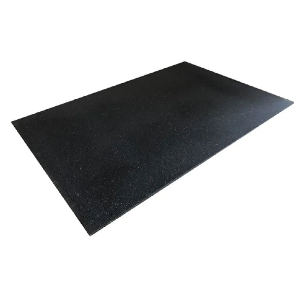 Rubber Mat 4x6 Ft x 3/4 Inch Black Trued