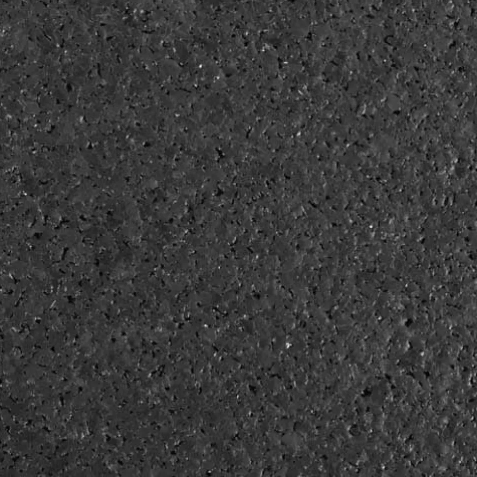 Rubber Tile Interlocking Black 8 mm x 2x2 Ft. Pacific