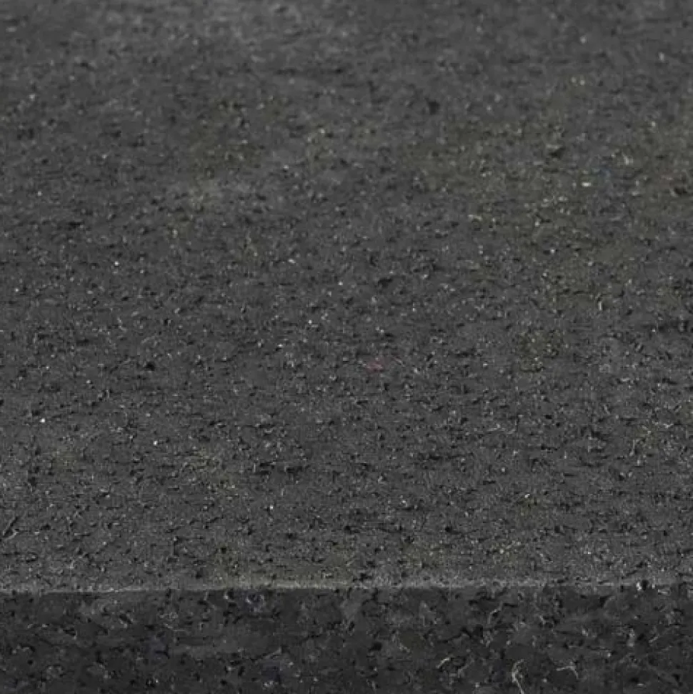 Rubber Tile Interlocking Black 8 mm x 2x2 Ft. Pacific