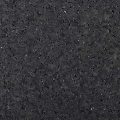 Rubber Tile Interlocking Black 1/4 Inch x 2x2 Ft. Pacific