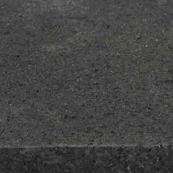 Rubber Tile Interlocking Black 1/4 Inch x 2x2 Ft. Pacific