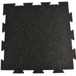 Rubber Tile Interlocking 10% Color 8 mm x 2x2 Ft. Pacific