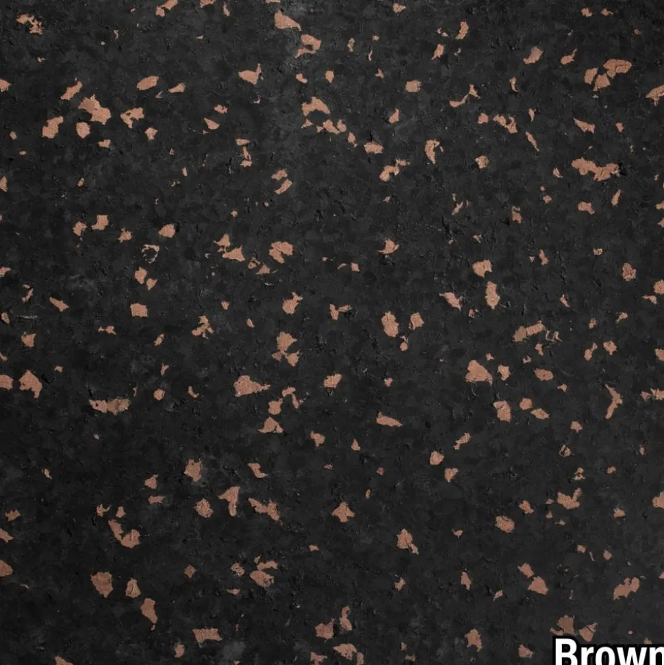 Rubber Tile Interlocking 10% Color Custom Pacific 1/2 Inch x 2x2 Ft.