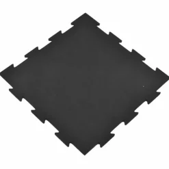 Rubber Tile Interlocking Regrind 3/8 Inch x 2x2 Ft. Pacific