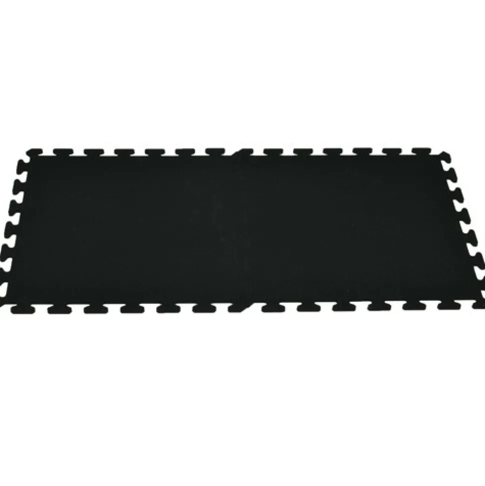 Rubber Tile Interlocking Sport 10% Blue 3/8 Inch x 2x2 Ft.
