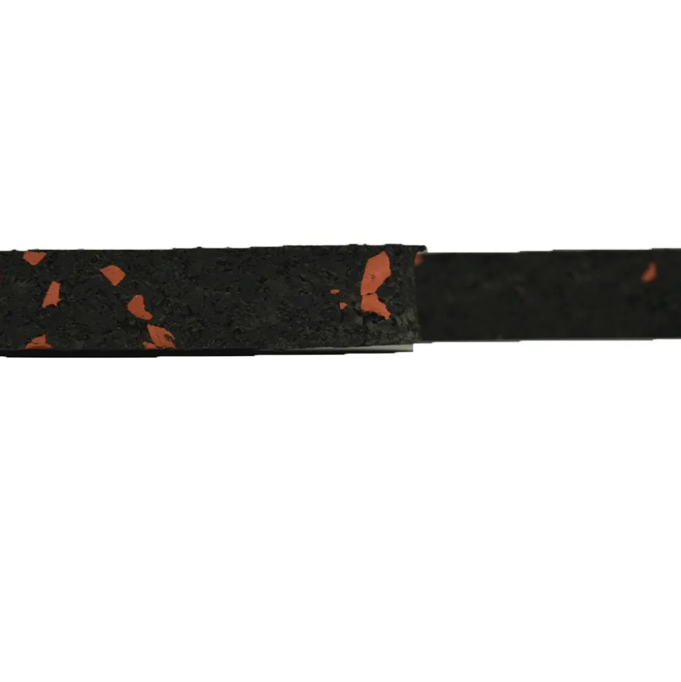Rubber Tile Interlocking Sport 10% Red 3/8 Inch x 2x2 Ft.