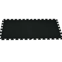 Rubber Tile Interlocking Sport West 10% Blue 3/8 Inch x 2x2 Ft.