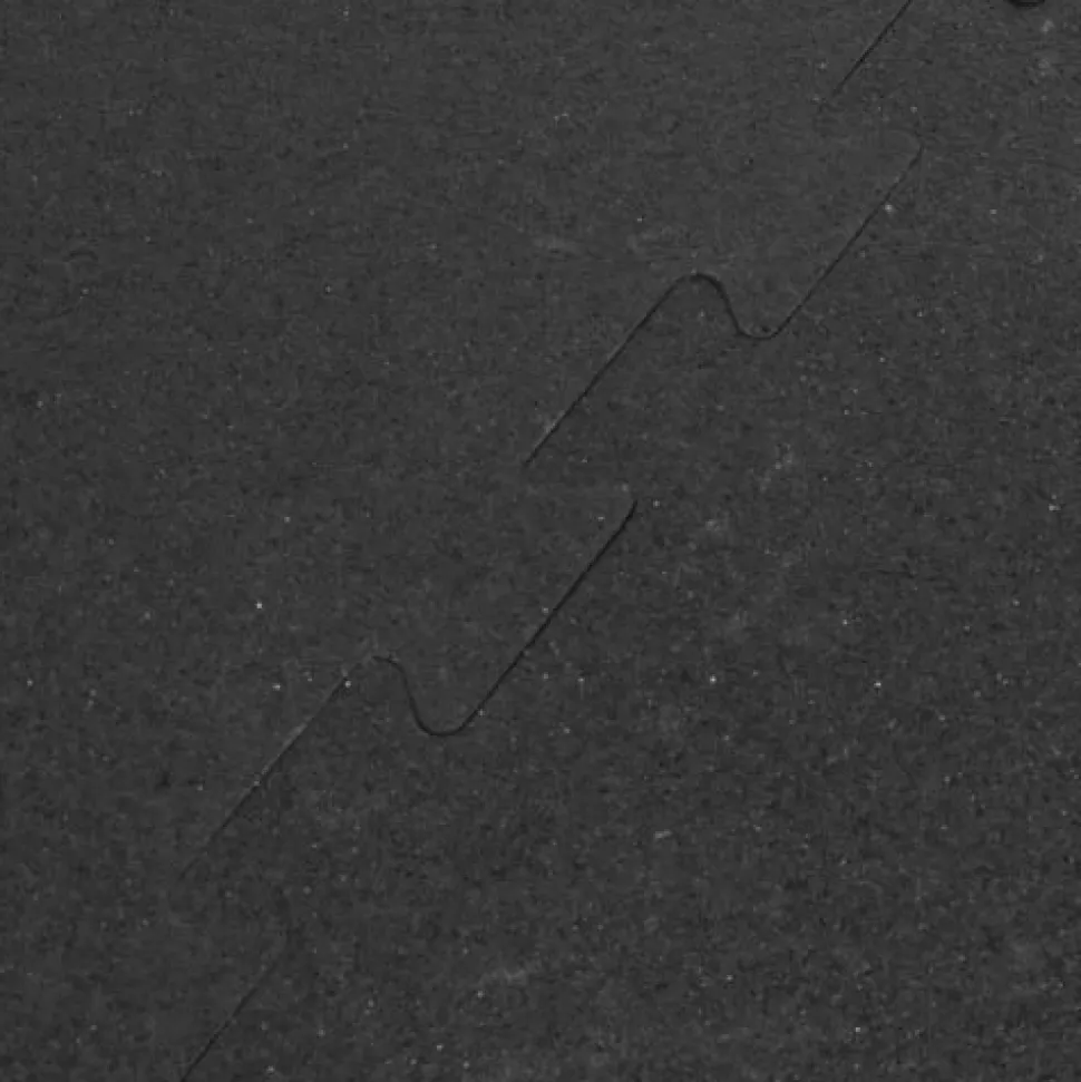 Rubber Tile Interlocks with Borders Black 8mm x 25x25 Inches Pacific