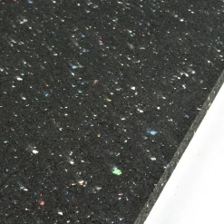 Rubber Tile Interlocks with Borders Regrind 8mm 25x25 Inches Pacific