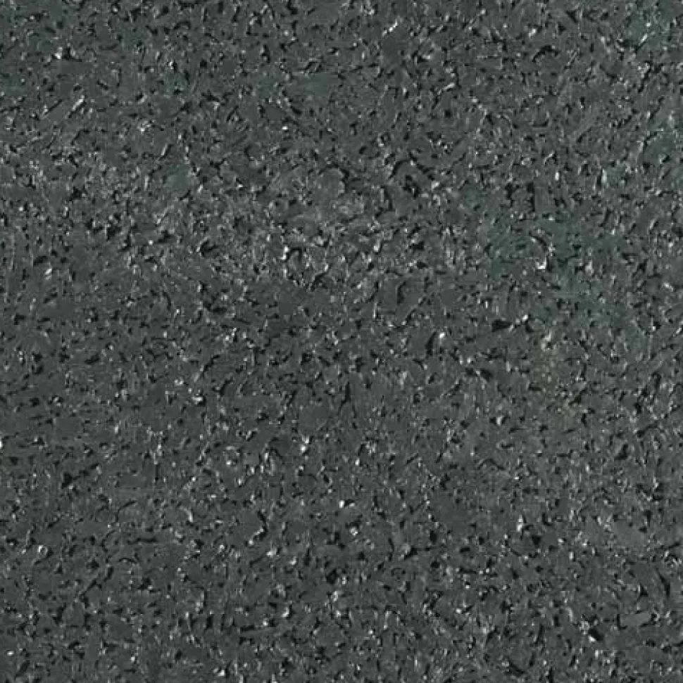 Rubber Tile Utility Black Mix 8 mm x 3x3 Ft.