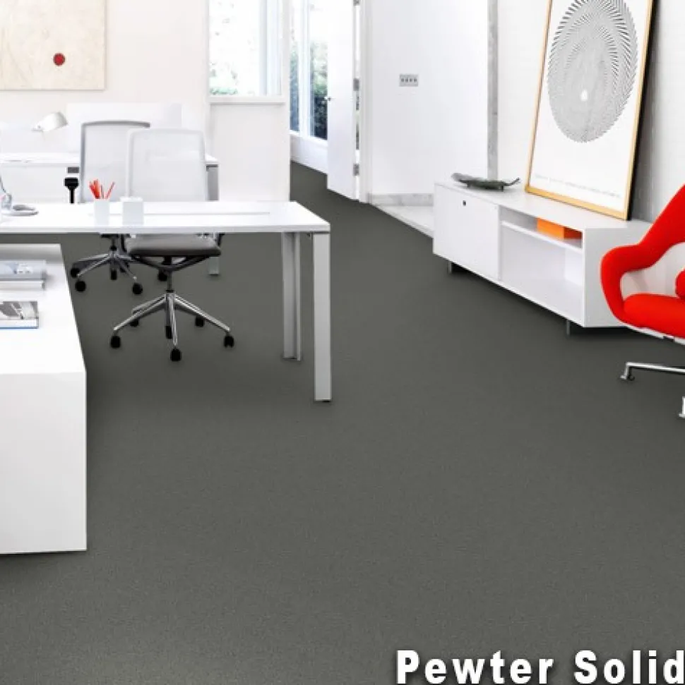 Rule Breaker Commercial Carpet Tiles Solid 1/4 Inch x 24x24 Inches 24 Per Case