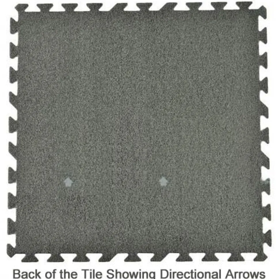 Rustic Wood Grain Trade Show Tile - Beveled Edges 1/2 Inch x 10x10 Ft.