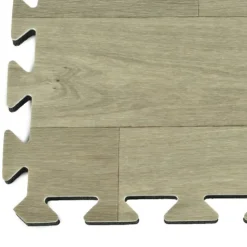 Rustic Wood Grain Trade Show Tile - Beveled Edges 1/2 Inch x 10x20 Ft.