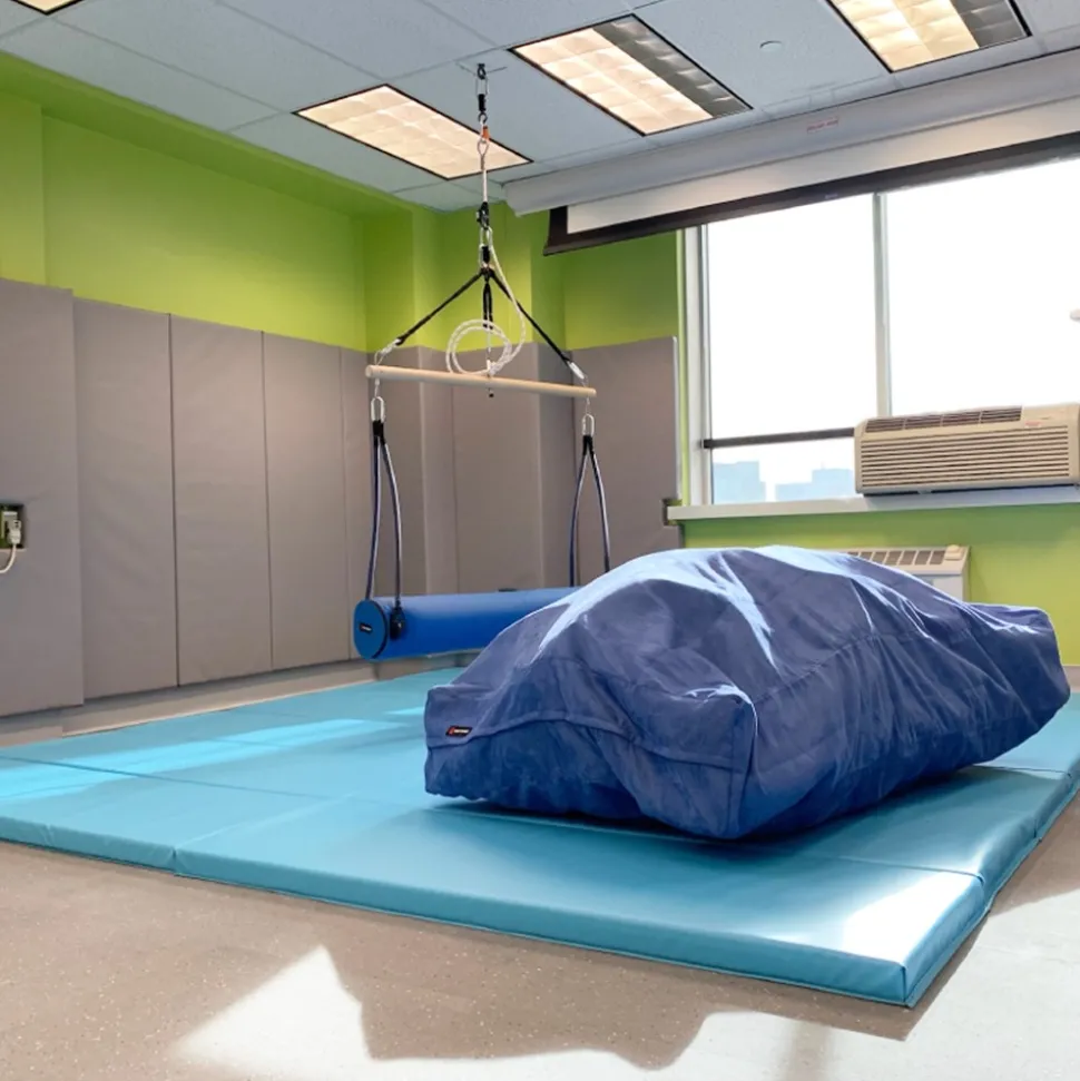 Safety Folding Gym Mat Combo Foam 2-3/8 Inch x 6x12 Ft. V4