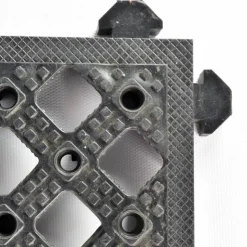 Safety Matta Perforated Black 1 Inch x 20x20 Inches