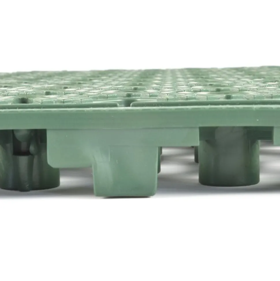 Safety Matta Perforated Green 1 Inch x 20x20 Inches