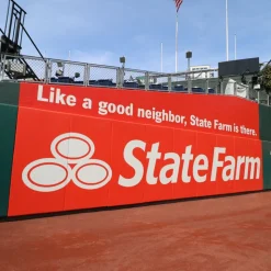 Safety Pro Outdoor Stadium Chain Link Fence Pad 3 Inch x 4x5 Ft.