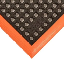 Safety Stance 3-Side Rubber Anti-Fatigue Mat 7/8 x 38x64 Inch