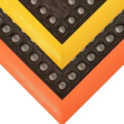 Safety Stance 3-Side Rubber Anti-Fatigue Mat 7/8 x 38x64 Inch