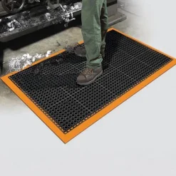 Safety TruTread Perforated Fatigue Mat 4-Sided 40x52 Inches