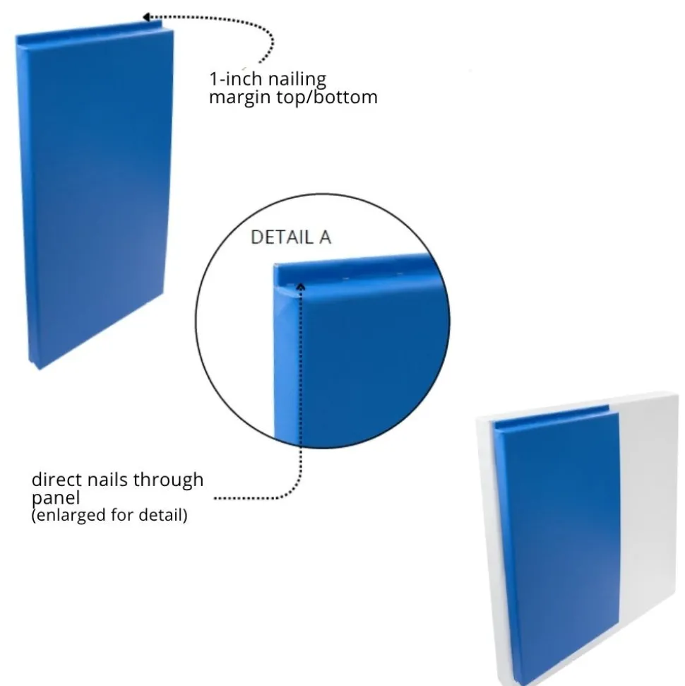 Safety Wall Pad 2x6 Ft x 2 Inch WBLipTB ASTM