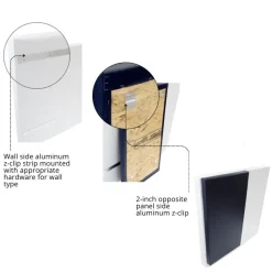 Safety Wall Pad 2x7 Ft x 2 inch WB Z-Clip ASTM