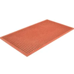 SaniTop Anti-Fatigue Mat Rubber Red 1/2 Inch x 3x10 Ft.