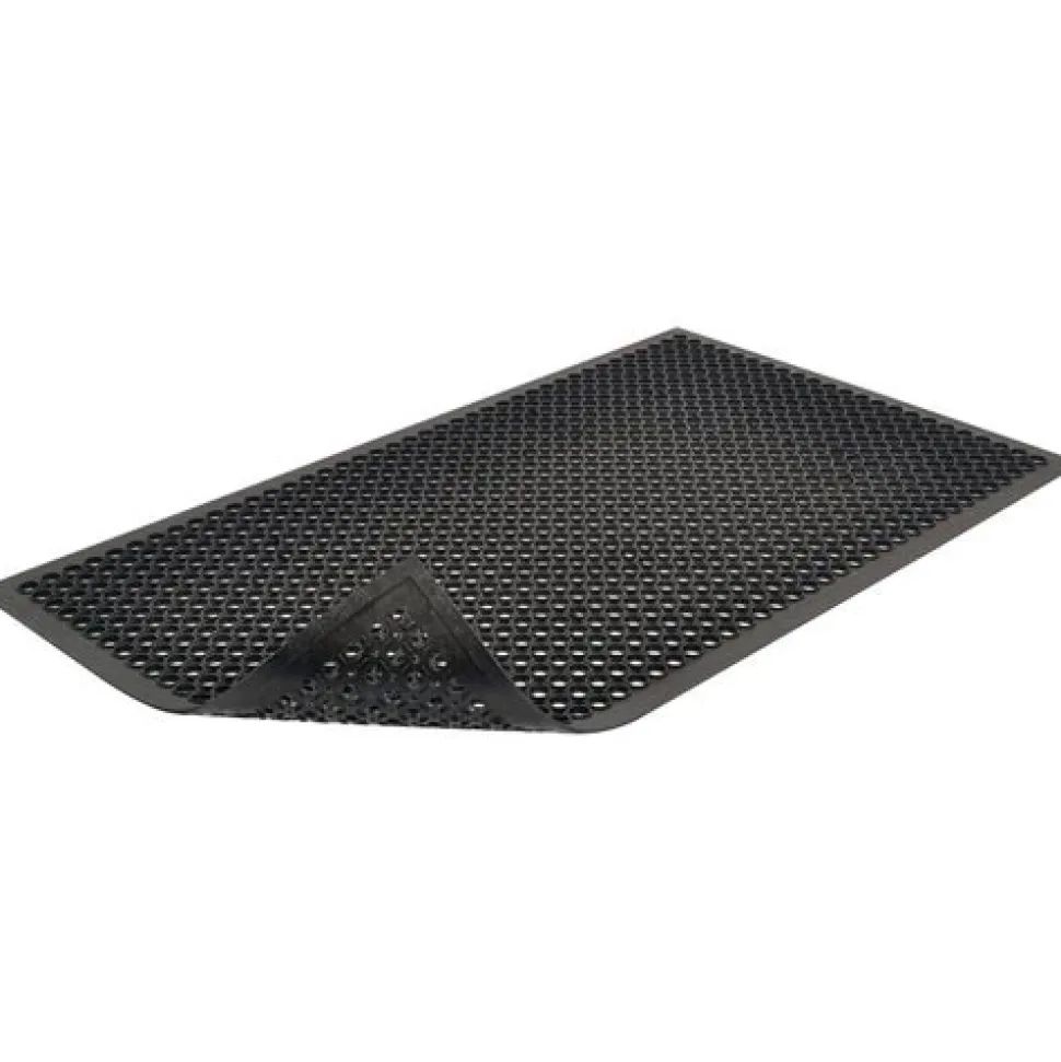 SaniTop Anti-Fatigue Mat Rubber Black 1/2 Inch x 3x20 Ft.