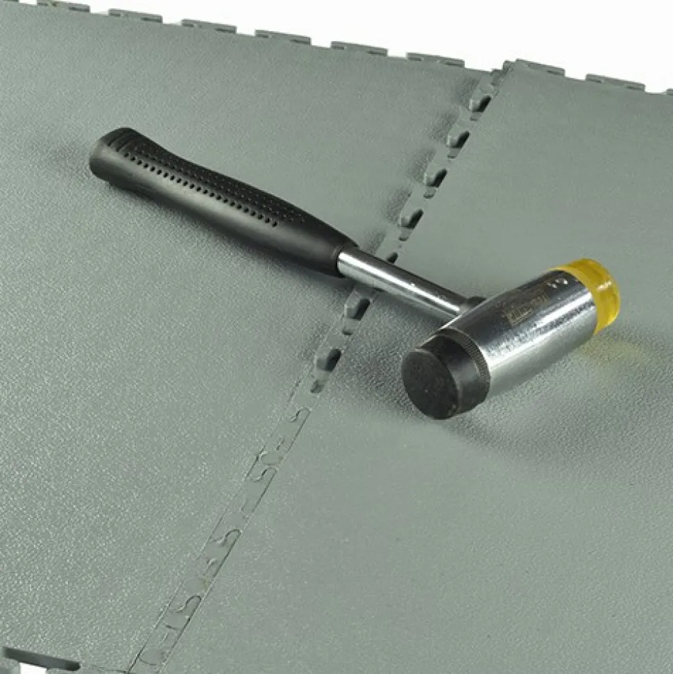 Smooth Top PVC Interlocking Grays Ever 1/4 Inch x 19.625x19.625 Inch Tile