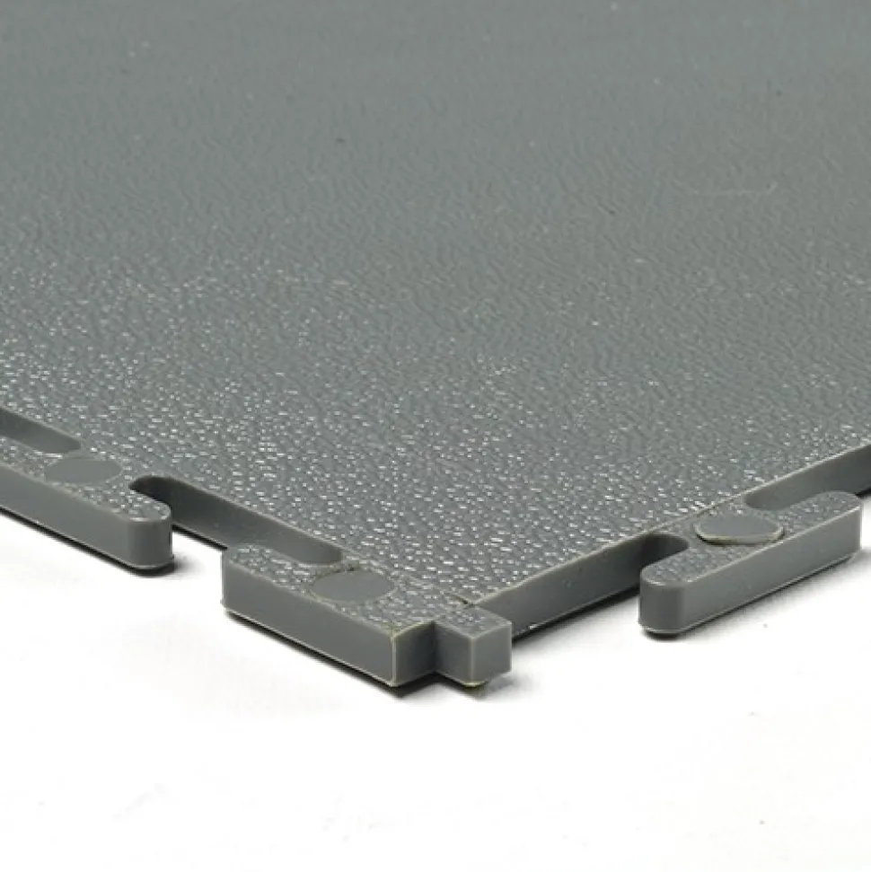 Smooth Top PVC Interlocking Grays Ever 1/4 Inch x 19.625x19.625 Inch Tile