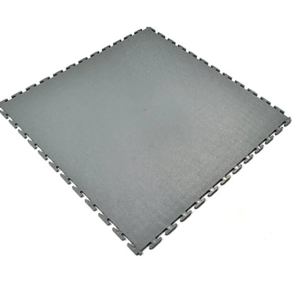 Smooth Top PVC Interlocking Grays Ever 1/4 Inch x 19.625x19.625 Inch Tile