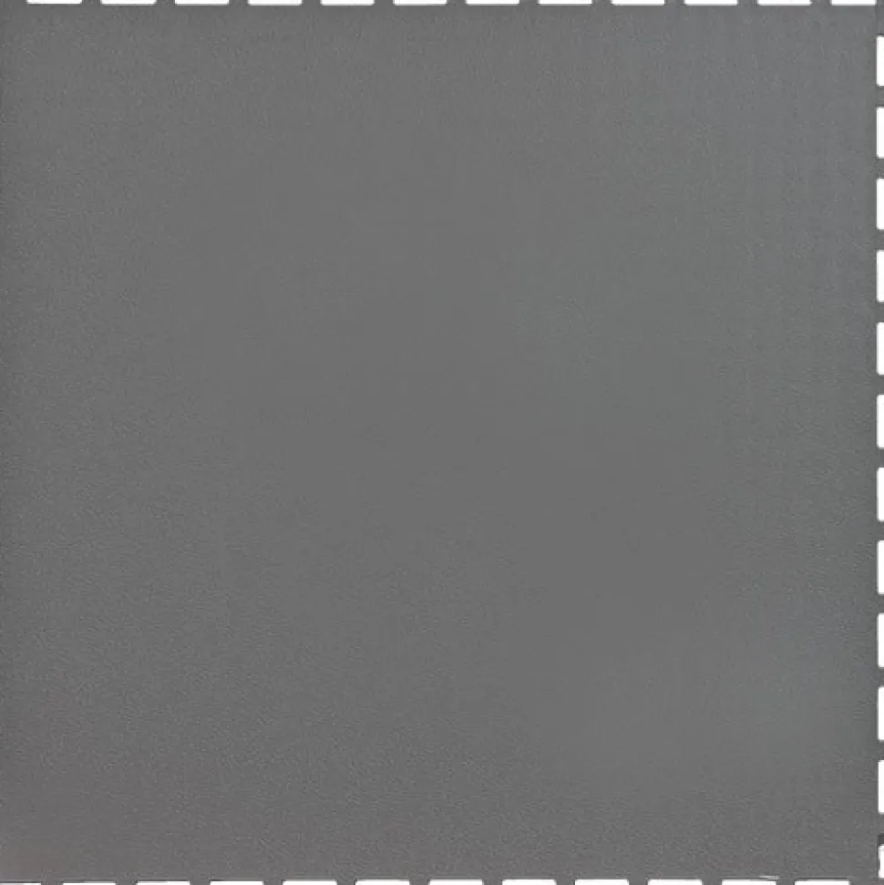 Smooth Top PVC Interlocking Grays Ever 1/4 Inch x 19.625x19.625 Inch Tile