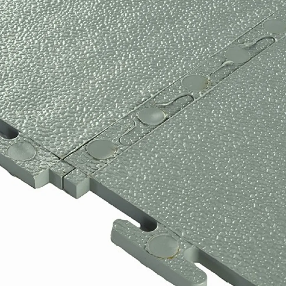 Smooth Top PVC Interlocking Grays Ever 1/4 Inch x 19.625x19.625 Inch Tile