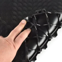 Solid Super Soft Tile - 3/4 Inch Black