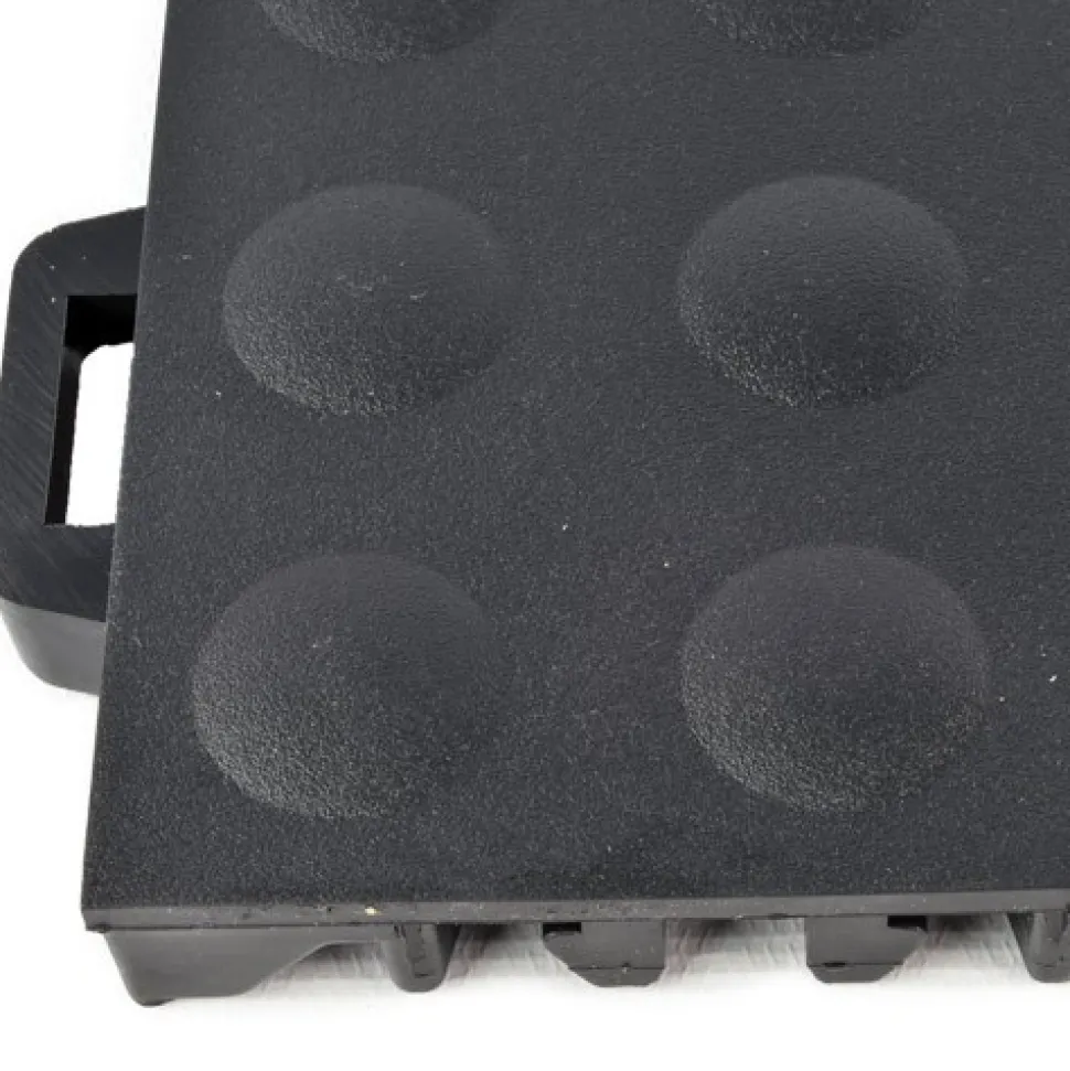 StayLock Tile Bump Top Black 9/16 Inch x 1x1 Ft.