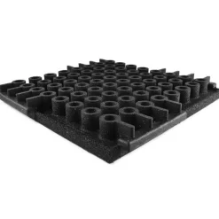 Sterling Playground Tile Black 4.25 Inch x 2x2 Ft.