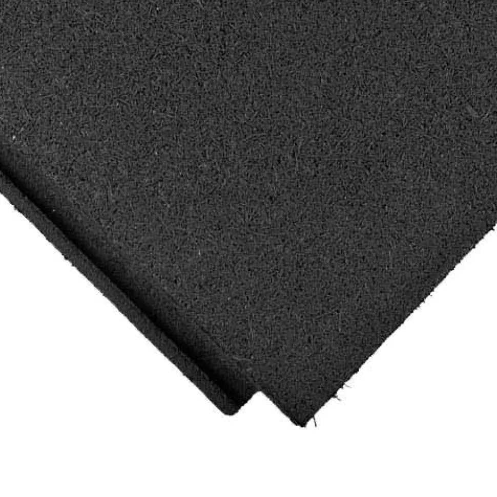 Sterling Playground Tile Black 4.25 Inch x 2x2 Ft.