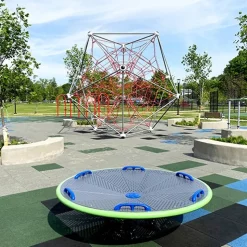 Sterling Playground Tile Black 2.25 Inch x 2x2 Ft.