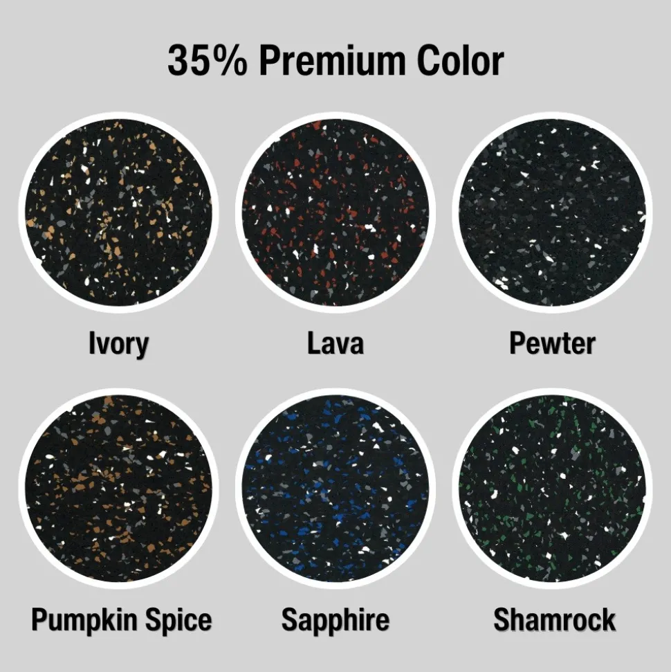 Sterling Playground Tile 35% Premium Colors 2.25 Inch x 2x2 Ft.