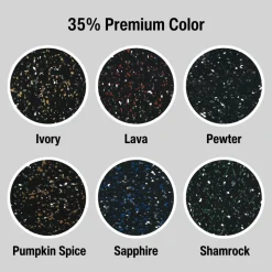 Sterling Playground Tile 35% Premium Colors 3.25 Inch x 2x2 Ft.