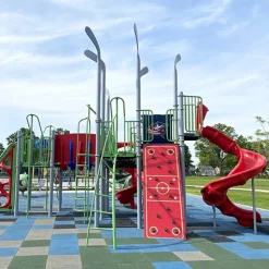 Sterling Playground Tile Solid Colors 2.25 Inch x 2x2 Ft.