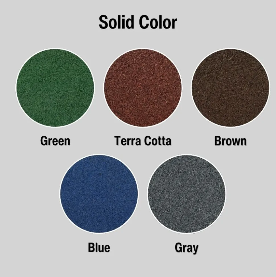Sterling Playground Tile Solid Colors 2.25 Inch x 2x2 Ft.