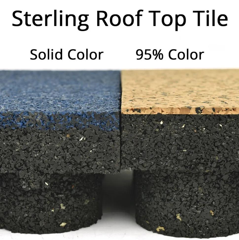 Sterling Roof Top Tile 95% Premium Colors 2 Inch x 2x2 Ft.