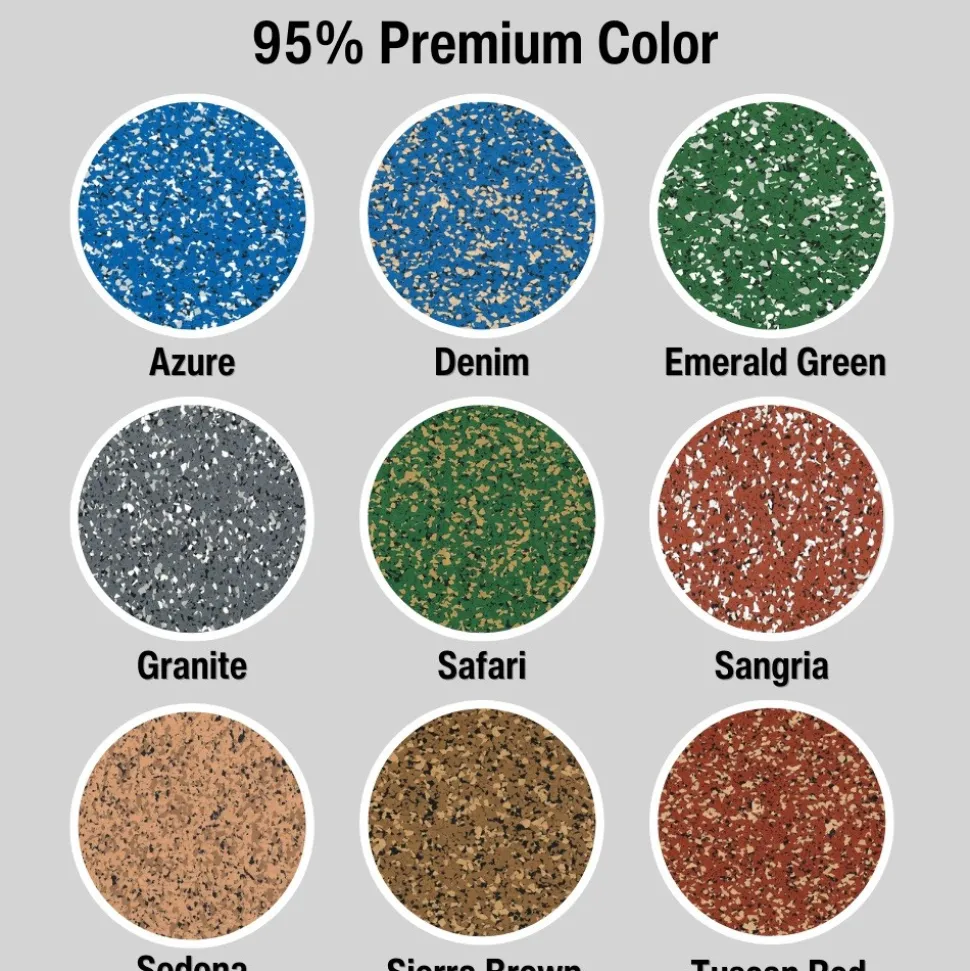 Sterling Roof Top Tile 95% Premium Colors 2 Inch x 2x2 Ft.