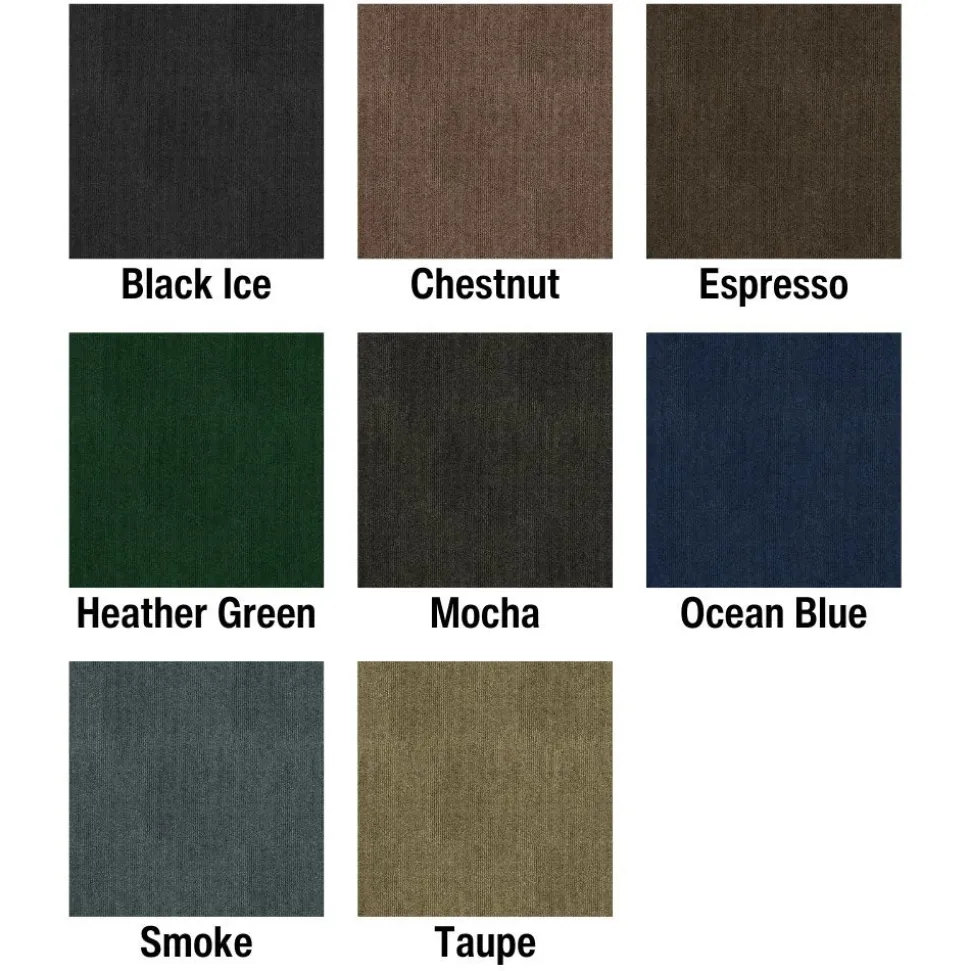 Style Smart Riverside Peel and Stick Carpet Tile 3 mm x 18x18 Inches 16 Per Case