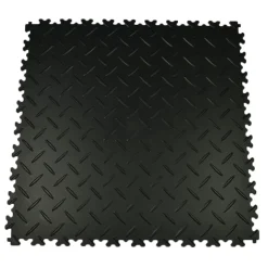 SupraTile Diamond Pattern Black/Grays 4.5 mm x 20x20 Inches Case of 12