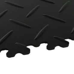 SupraTile Diamond Pattern Black/Grays 4.5 mm x 20x20 Inches Case of 12