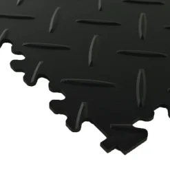 SupraTile Diamond Pattern Black/Grays 4.5 mm x 20x20 Inches Case of 12