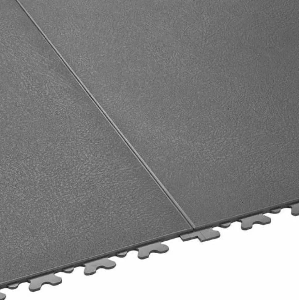 SupraTile Hidden Leather Black/Grays 5.5 mm x 20x20 Inches Case of 10