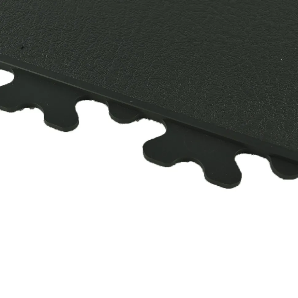 SupraTile Hidden Leather Black/Grays 5.5 mm x 20x20 Inches Case of 10